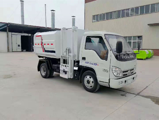 极速糖果威牌CLW5040ZZZB6型自装卸式垃圾车