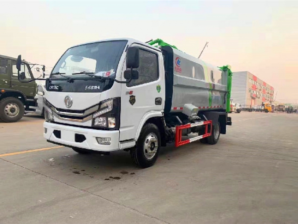 极速糖果威牌CLW5045ZZZKDL型自装卸式垃圾车