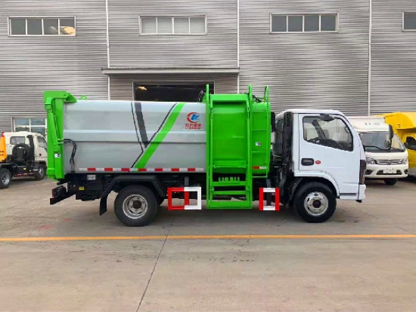 极速糖果威牌CLW5045ZZZKDL型自装卸式垃圾车
