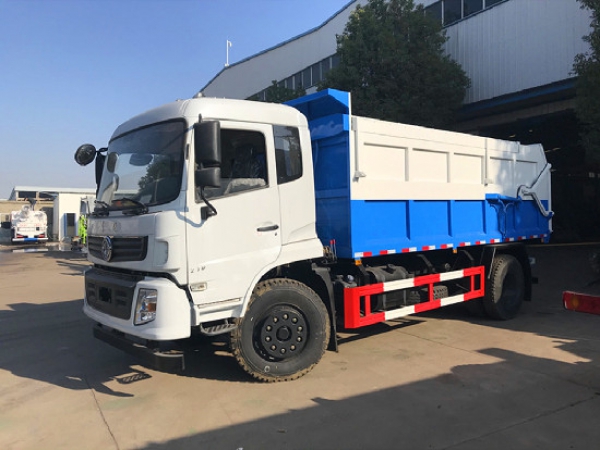 国六东风153压缩对接翼展自卸垃圾车