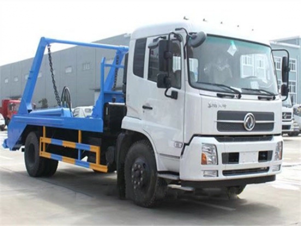 东风天锦摆臂式垃圾车(10方)