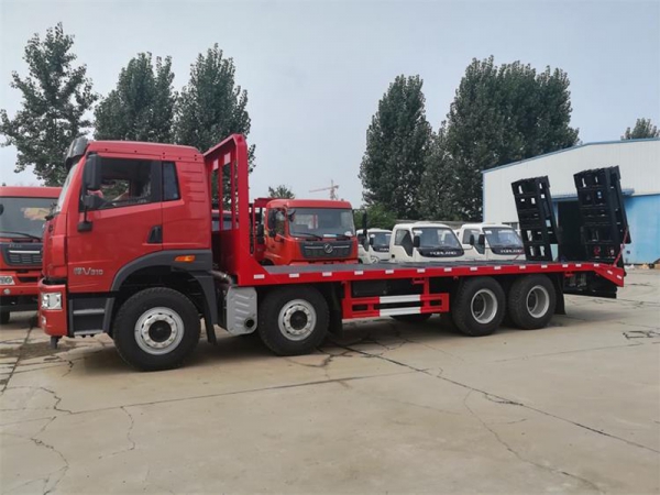 （国六）解放悍V前四后八平板运输车