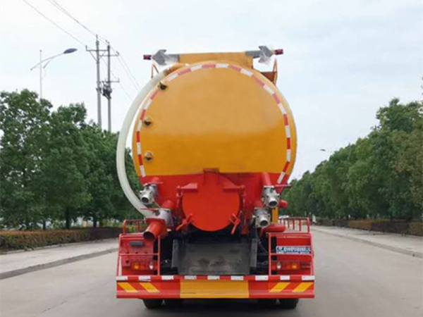 东风后双桥22方清洗吸污车