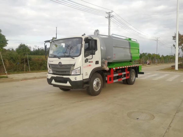 福田瑞沃10方清洗吸污车