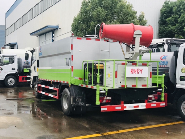 国六江铃8方喷雾抑尘车报价