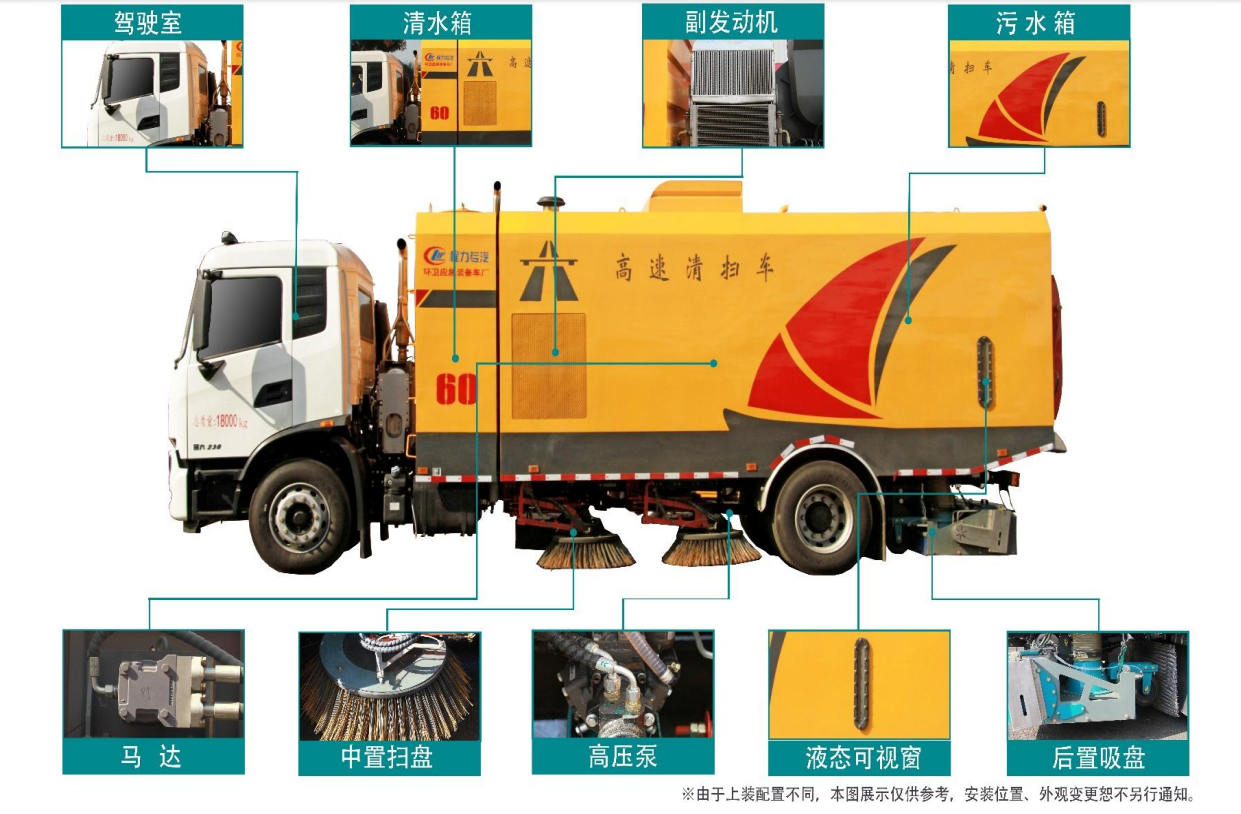 天锦高速清扫车