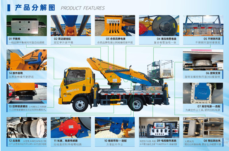 28米五十铃蓝牌直臂高空作业车