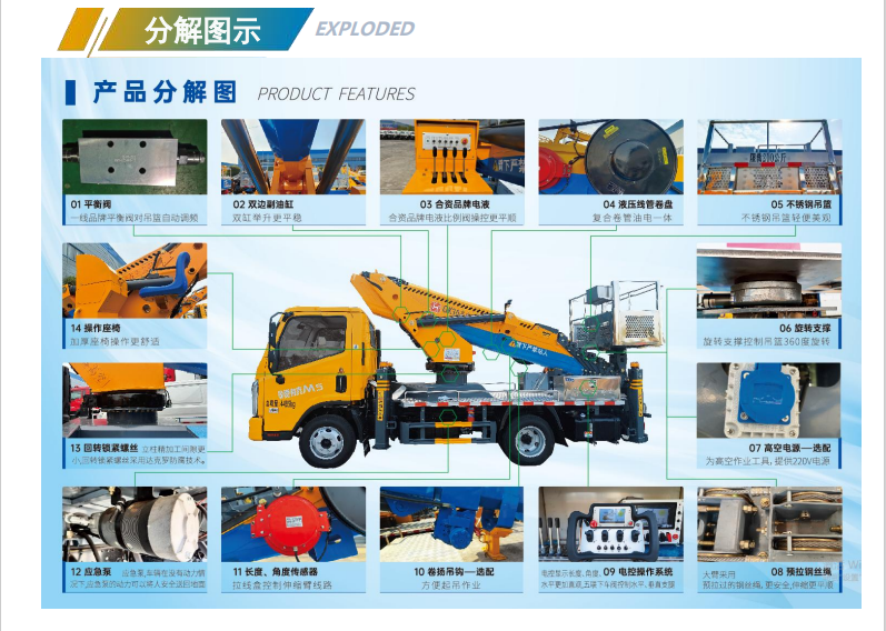 江铃顺达28米蓝牌直臂高空作业车